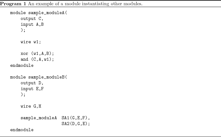 \begin{program}
% latex2html id marker 86\begin{verbatim}module sample_mod...
...im}\caption{An example of a module instantiating
other modules.}
\end{program}