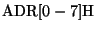 ${\rm ADR}[0-7]{\rm {H}}$